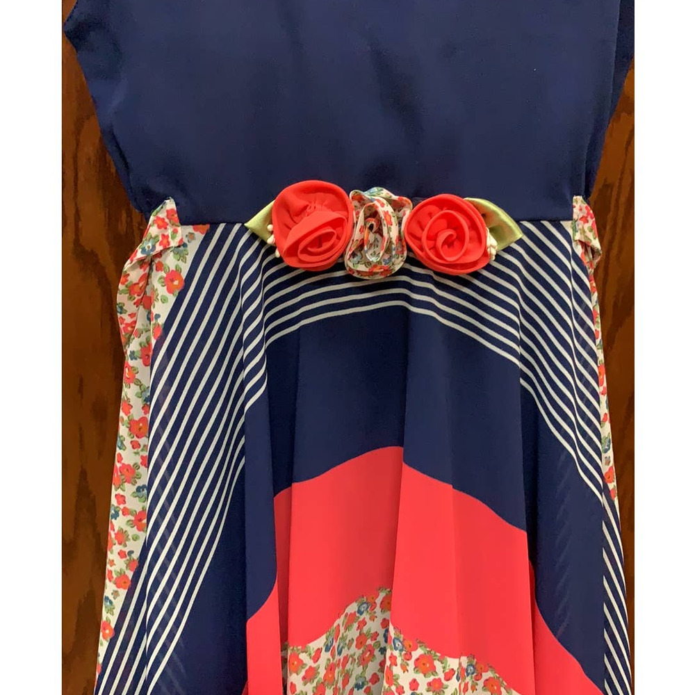 Girls Hi Low Dress by Peppermint - Picture 3 of 11